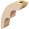 Ekena Millwork 5-inch W x 18-inch D x 24-inch H Ozark Rough Cedar Woodgrain TimberThane Knee Brace, Primed BRCUR05X18X24OZKRCPR - alternate 2